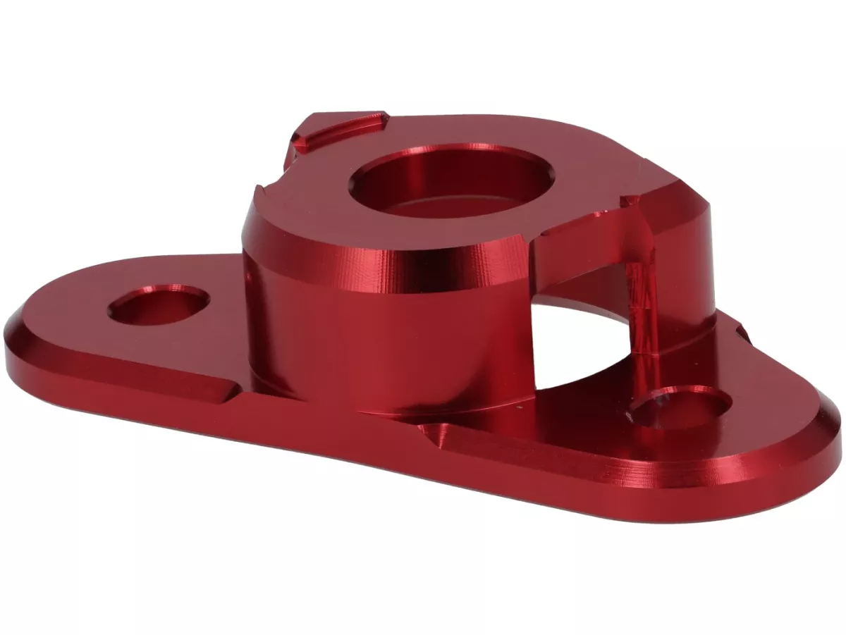 Shock absorber mount fork/shock absorber top BGM PRO 15mm lowering, red for Vespa GTS, GTV, GT, Sprint, Primavera, LX, S