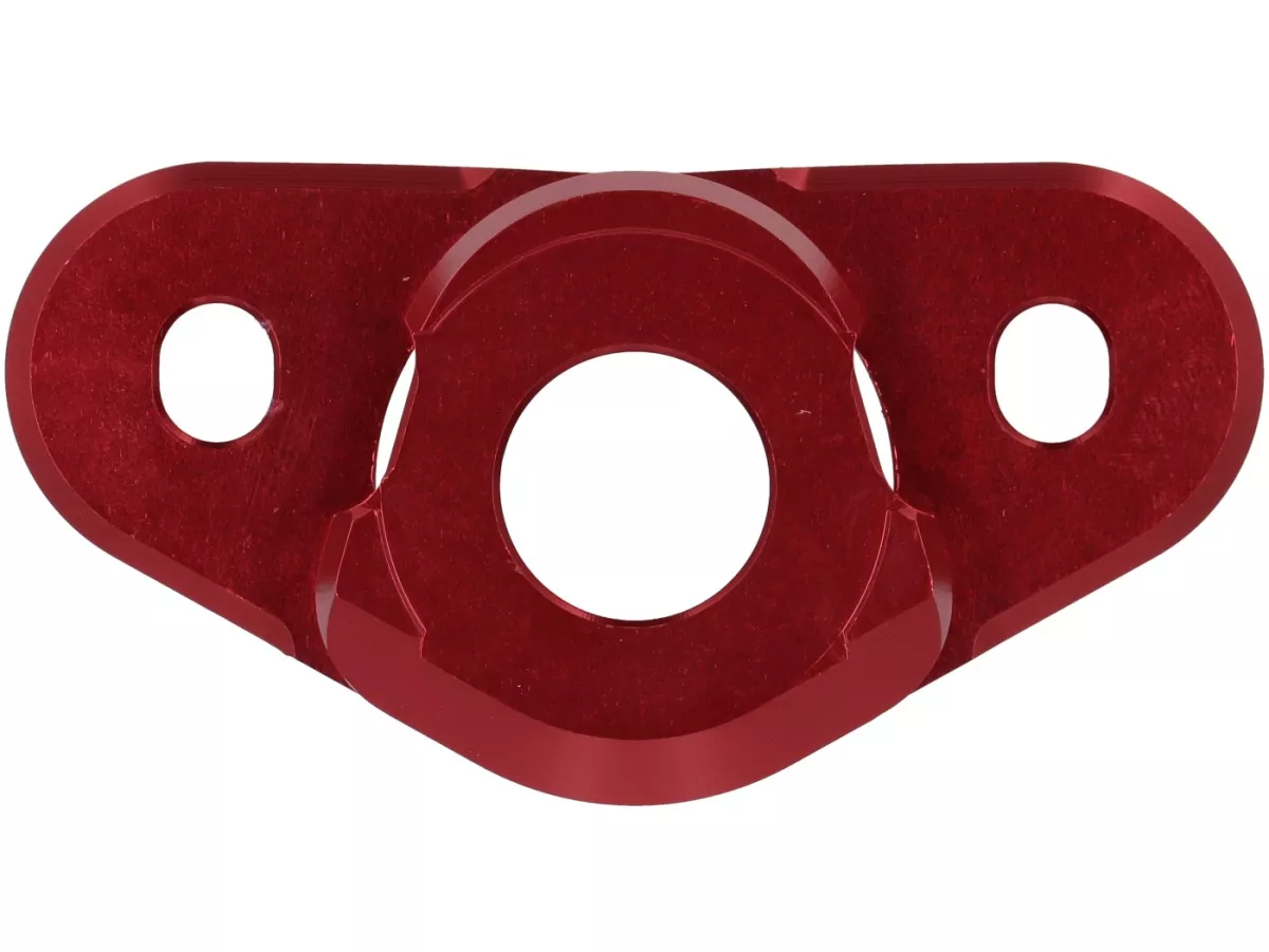 Shock absorber mount fork/shock absorber top BGM PRO 15mm lowering, red for Vespa GTS, GTV, GT, Sprint, Primavera, LX, S