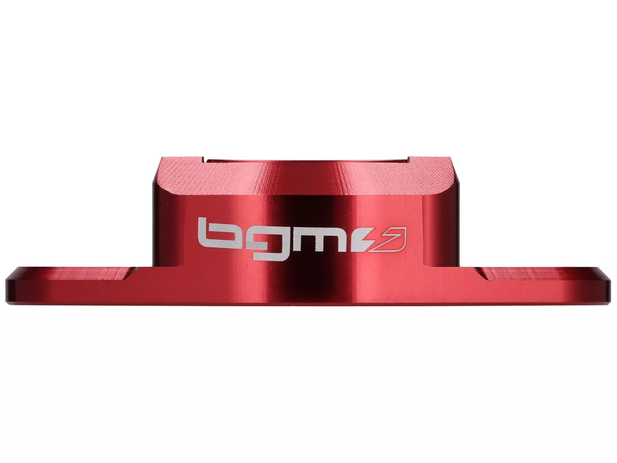 Shock absorber mount fork/shock absorber top BGM PRO 15mm lowering, red for Vespa GTS, GTV, GT, Sprint, Primavera, LX, S