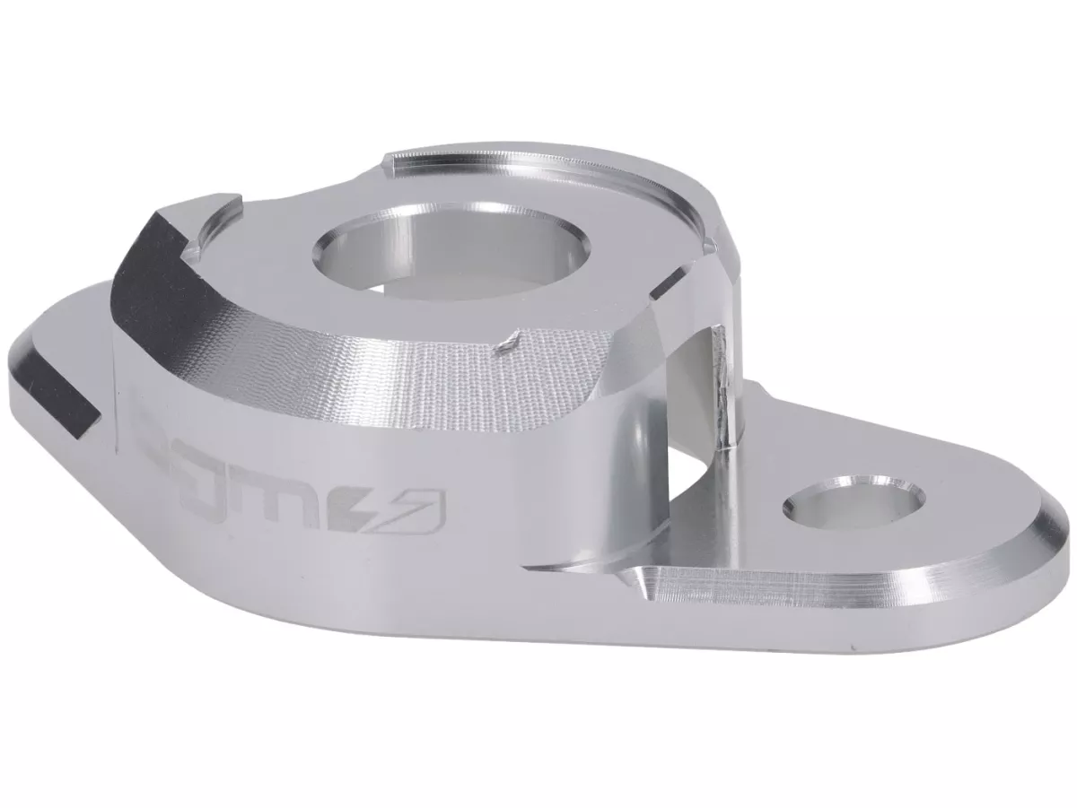 Shock absorber mount fork/shock absorber top BGM PRO 15mm lowering, silver for Vespa GTS, GTV, GT, Sprint, Primavera, LX, S