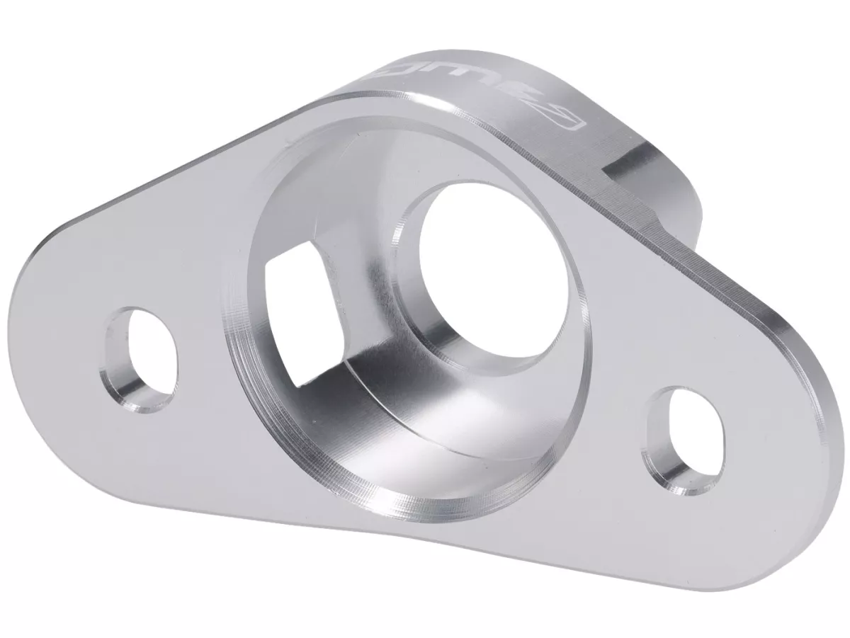 Shock absorber mount fork/shock absorber top BGM PRO 15mm lowering, silver for Vespa GTS, GTV, GT, Sprint, Primavera, LX, S