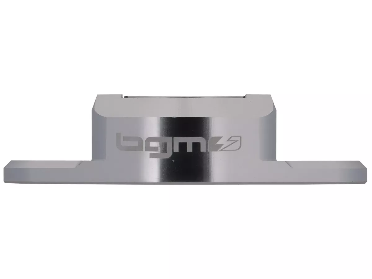 Shock absorber mount fork/shock absorber top BGM PRO 15mm lowering, silver for Vespa GTS, GTV, GT, Sprint, Primavera, LX, S