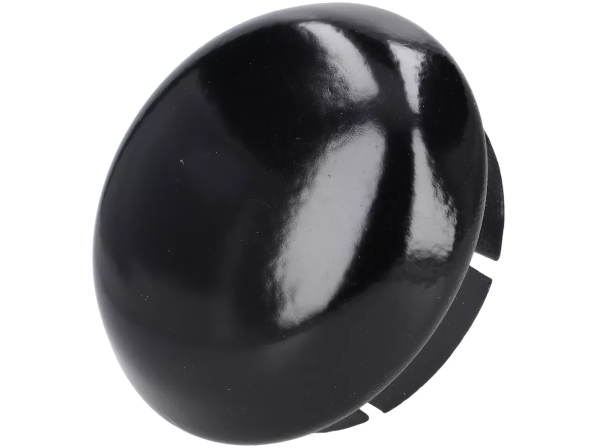 Cache écrou de roue / tambour de frein Ø=36mm -CIF Black Edition- Vespa PX (-1984 - arrière), Rally, Sprint, TS, GT, GTR, GS160, SS180, V50 Special (V5B à partir de l'année 1972), V50N, SS50-90, PV125, ET3, Gilera Fuoco, Piaggio Fly, Hexagon, Liberty, MP3