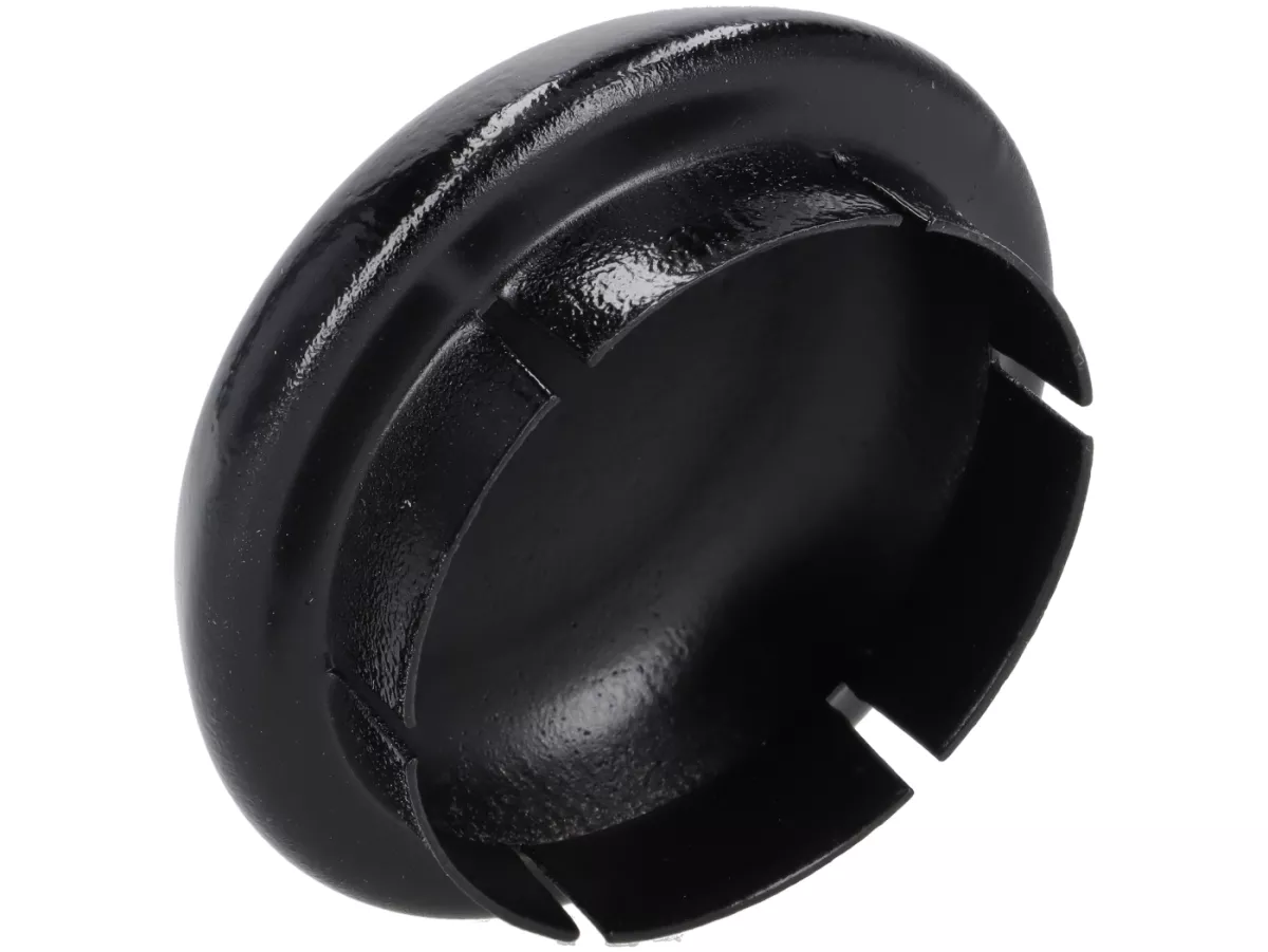 Cache écrou de roue / tambour de frein Ø=36mm -CIF Black Edition- Vespa PX (-1984 - arrière), Rally, Sprint, TS, GT, GTR, GS160, SS180, V50 Special (V5B à partir de l'année 1972), V50N, SS50-90, PV125, ET3, Gilera Fuoco, Piaggio Fly, Hexagon, Liberty, MP3
