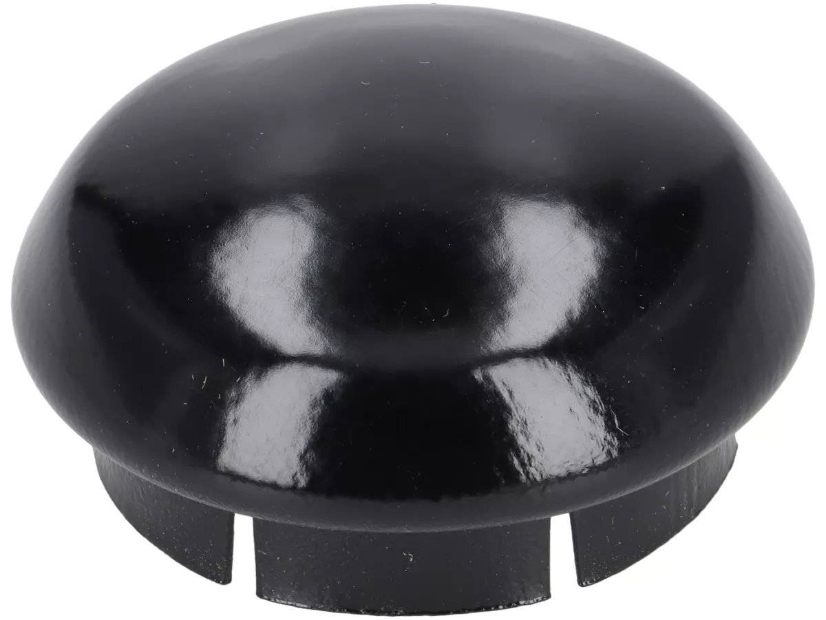 Cache écrou de roue / tambour de frein Ø=36mm -CIF Black Edition- Vespa PX (-1984 - arrière), Rally, Sprint, TS, GT, GTR, GS160, SS180, V50 Special (V5B à partir de l'année 1972), V50N, SS50-90, PV125, ET3, Gilera Fuoco, Piaggio Fly, Hexagon, Liberty, MP3