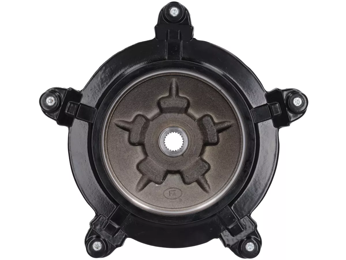Bromstrumma fram 10 tum -CIF- Vespa V50 Special (V5B från 1972), V50 N, SS50, SS90, PV125, ET3 - svart