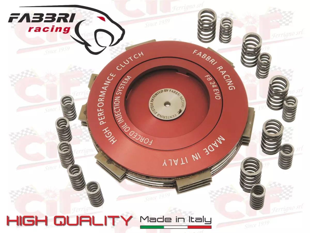 Embrague -FABBRI RACING FB24 Racing- Vespa V50, V90, SS50, SS90, PV125, ET3, PK50, PK80, PK50 S, PK80 S, PK125 S, PK50 XL, PK125 XL, ETS, PK50 HP, PK50 SS
