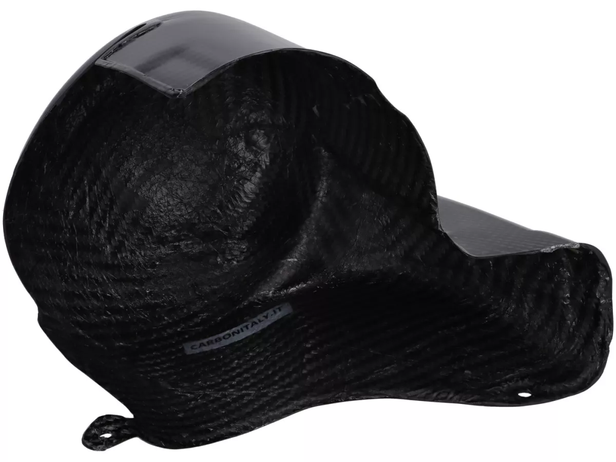 Coperchio cilindro -CARBON ITALIA, originale fibra di carbonio Vespa PX200, Rally200, Cosa200, Motovespa TX200