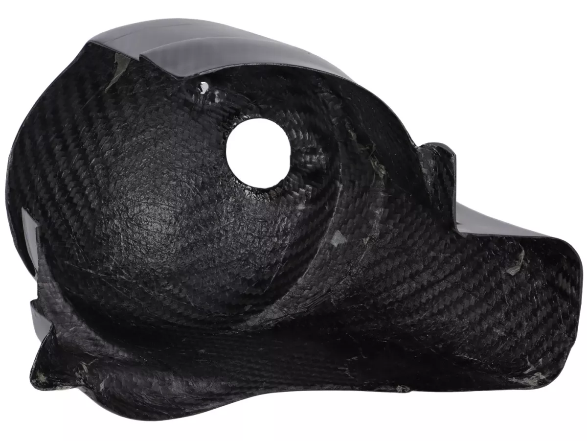 Penutup Silinder - CARBON ITALY, Karbon Asli - Vespa PX80, PX125, PX150, Sprint, GT, GTR, TS, Super, Motovespa CL/PX125-150