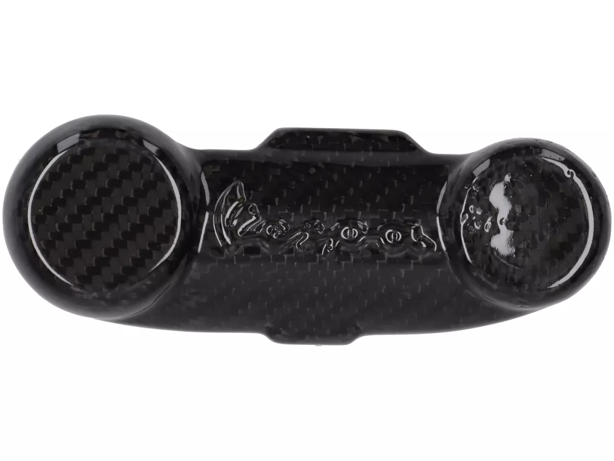 Cache-bras oscillant - CARBON ITALY, carbone véritable - Vespa PX Disc (1998-2016) - convient également aux modèles PX Lusso (1984-1998) et Cosa