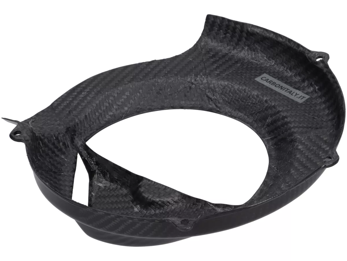 Ventilatorafdekking - CARBON ITALY, echt carbon - Vespa PX type Proma