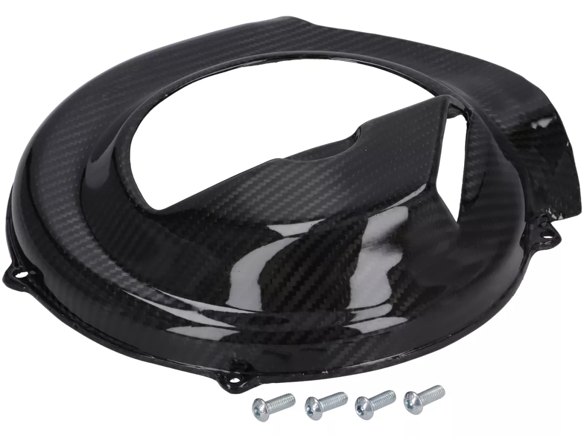 Ventilatorafdekking - CARBON ITALY, echt carbon - Vespa PX type Proma