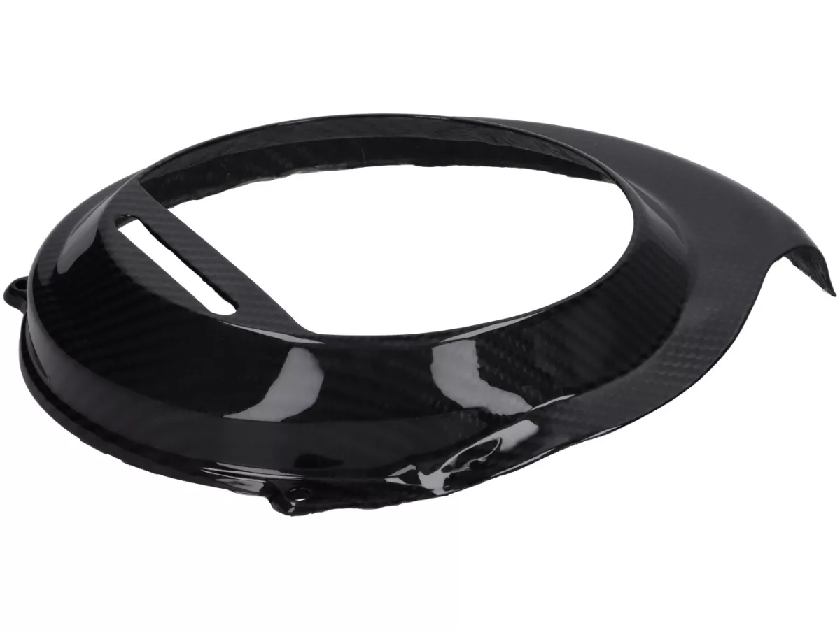 Ventilatorafdekking - CARBON ITALY, echt carbon - Vespa Sprint, GT, GTR, GL; TS, VBB, VBA, VNB, VNA
