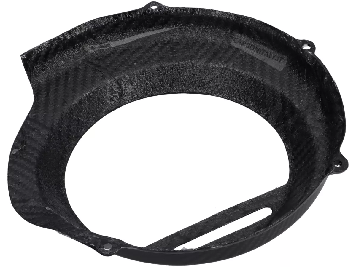 Ventilatorafdekking - CARBON ITALY, echt carbon - Vespa Sprint, GT, GTR, GL; TS, VBB, VBA, VNB, VNA
