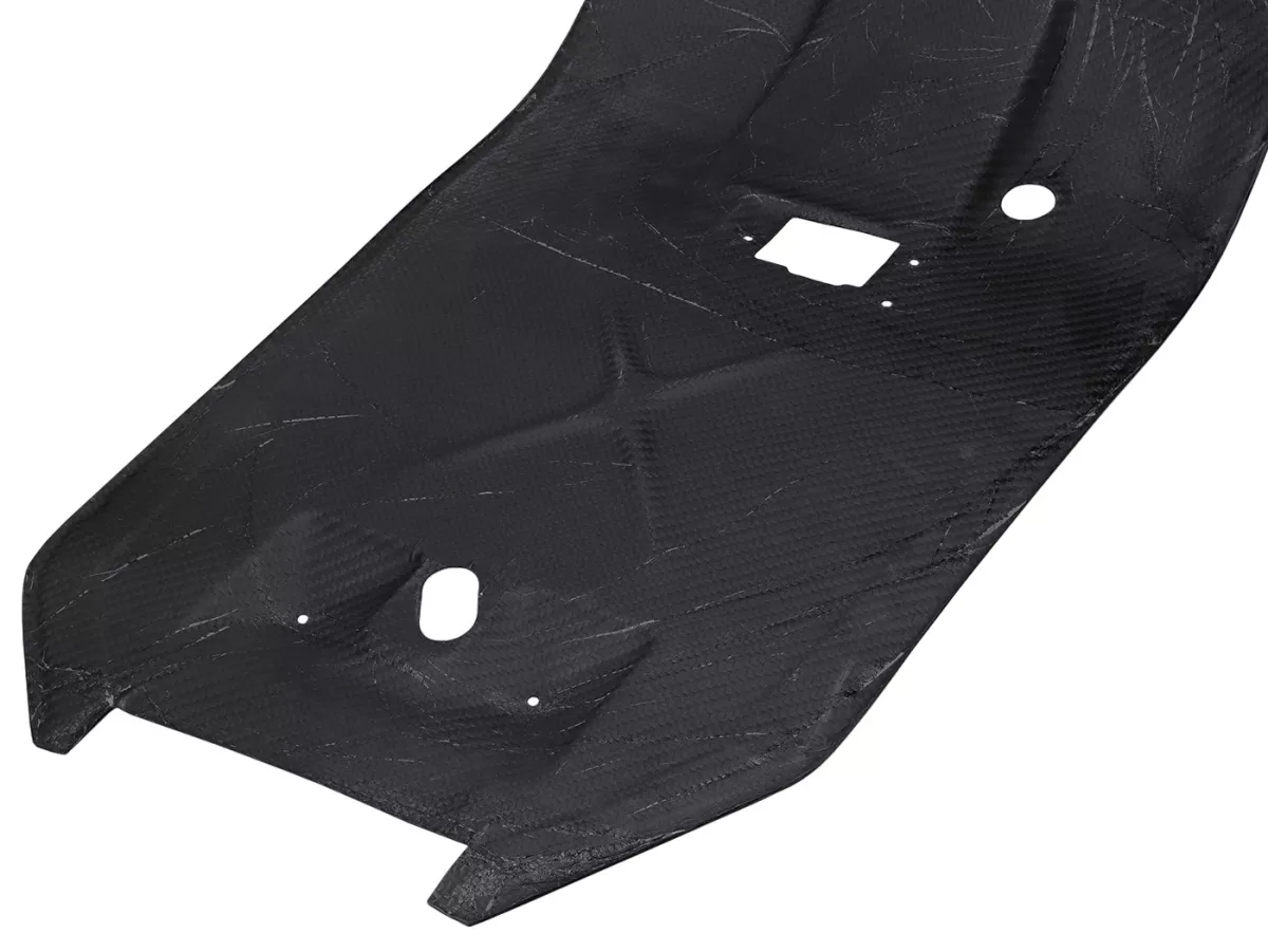 Beinschild und Trittbrett -CARBON ITALY, Echtcarbon- Vespa 50 Special