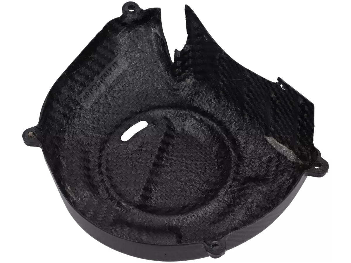 Cache d'allumage - CARBON ITALY, carbone véritable - Gilera Runner 125/180, Italjet Dragster 125/180, Hexagon 125/150/180