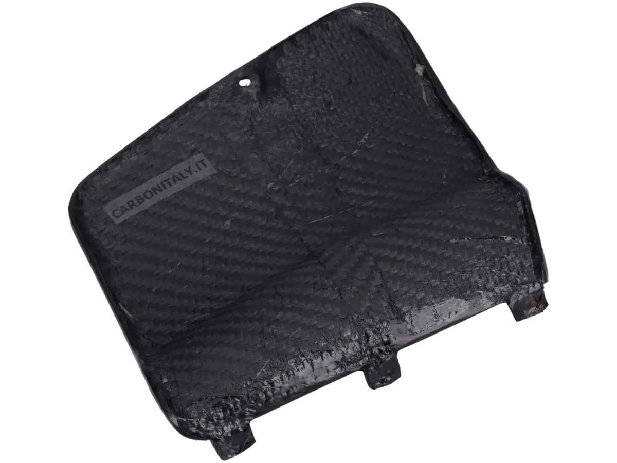 Couvercle de batterie - CARBON ITALY, carbone véritable - Gilera Runner 50/125/180