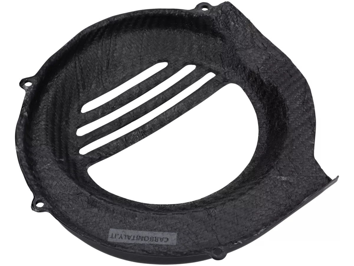 Ventilatorkap - CARBON ITALY, echt carbon - Vespa PX Elestart