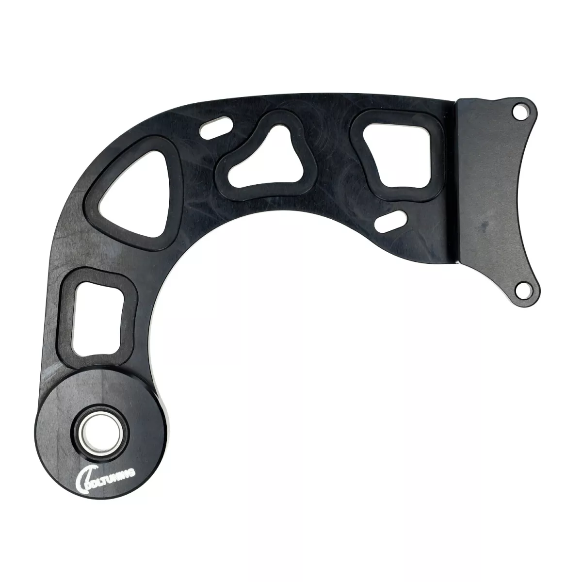 Svängarm -DDL TUNING- CNC - Minarelli 50 ccm (horisontell, långt hus MA/MY) - svart