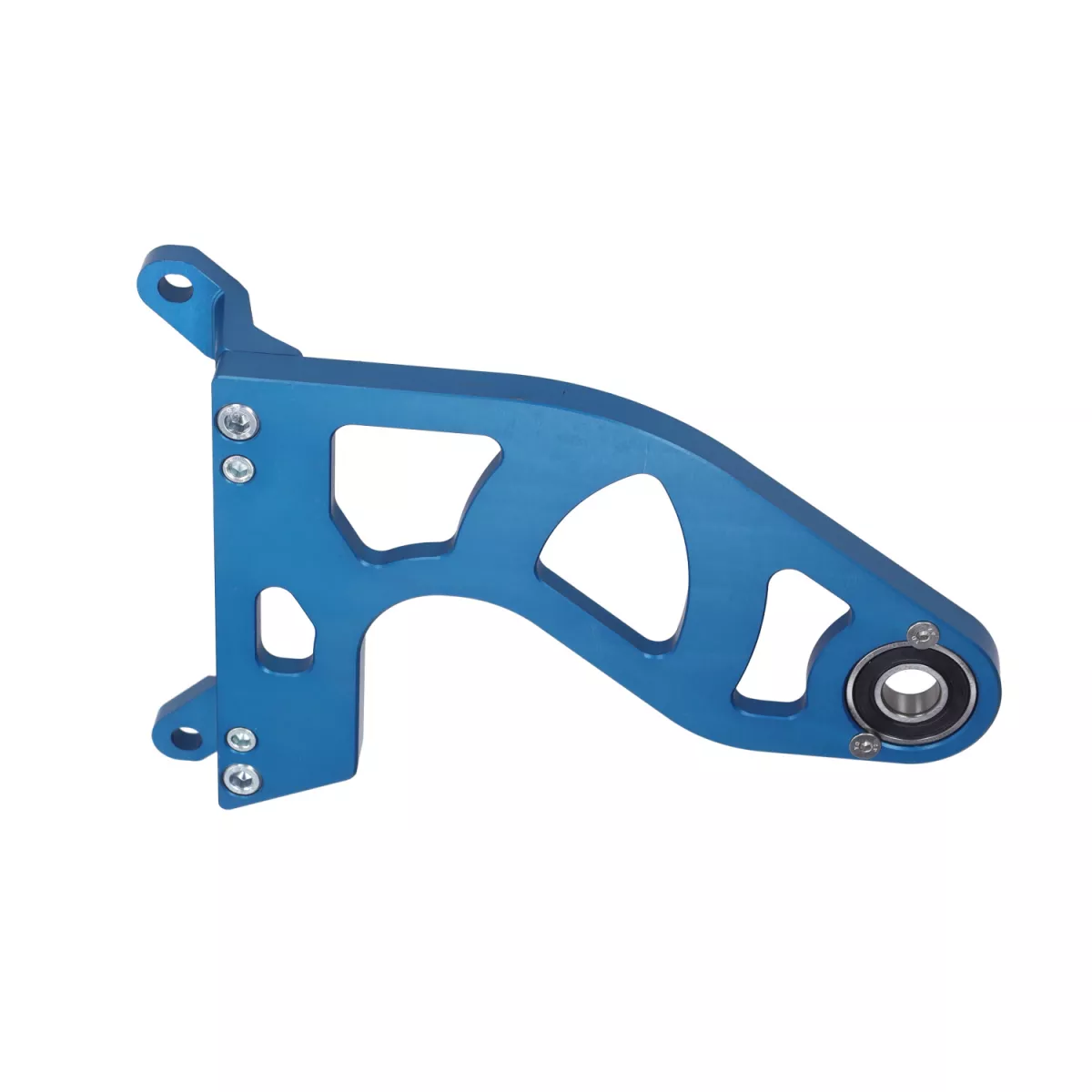Forcellone supplementare -DDL Tuning CNC blu- Piaggio 125-180 ccm 2 tempi - Gilera Runner FX/FXR 125-180, Italjet Dragster 125-180, Piaggio SKR125, SKR150, TPH125, Skipper125, Skipper150, Hexagon LX/LXT 125-180 AC/LC