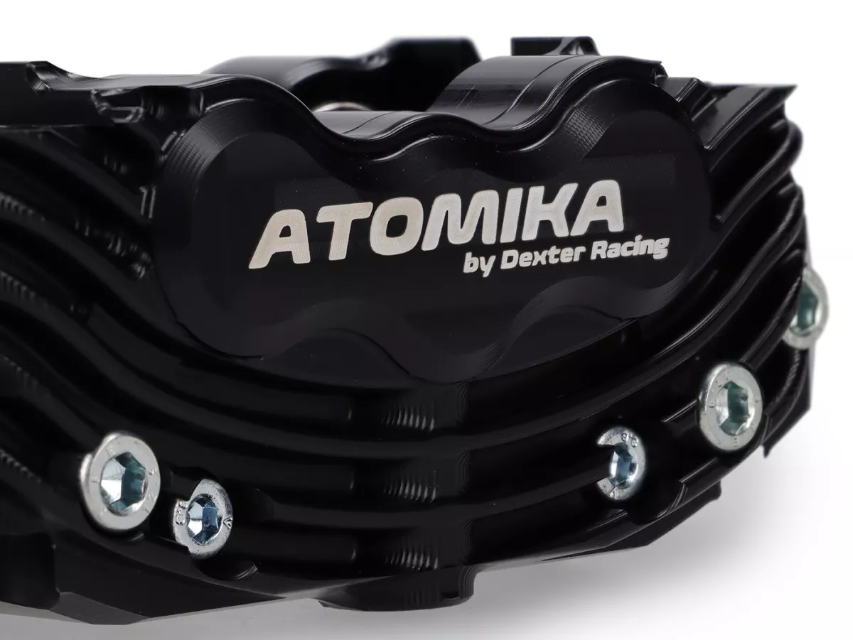 Kaliper rem -DEXTER Atomika radial- Kaliper rem 6 piston - hitam