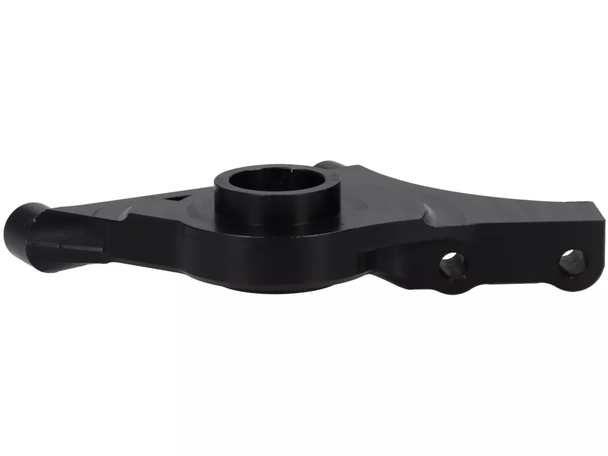 Bremszangenadapter -DEXTER Atomika für 6-Kolben-Bremssattel radial - für Gabel Piaggio Zip SP, Quartz, Skipper/SKR, ET4 - schwarz