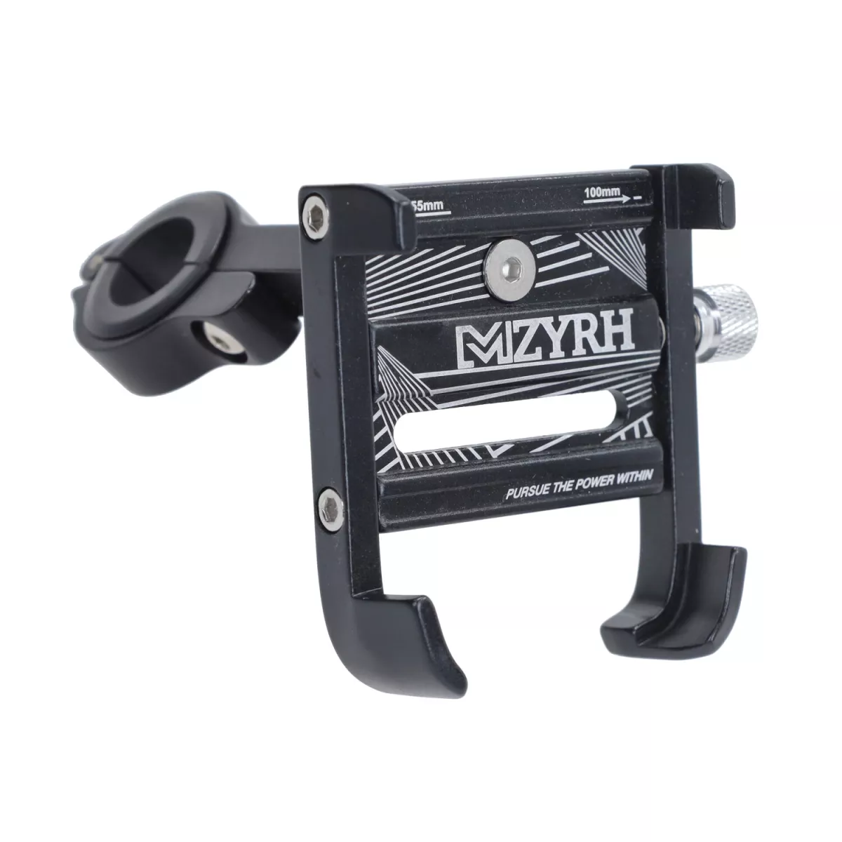 Support pour smartphone / GPS -DMP- Réglable - Alu noir