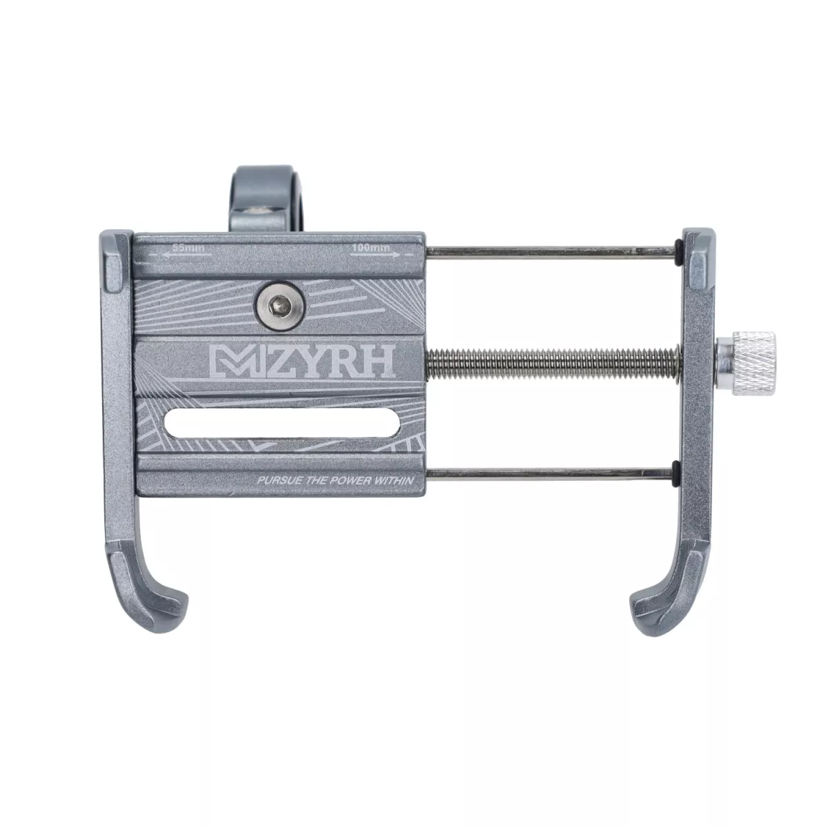 Support pour smartphone / GPS -DMP- Réglable - Alu gris