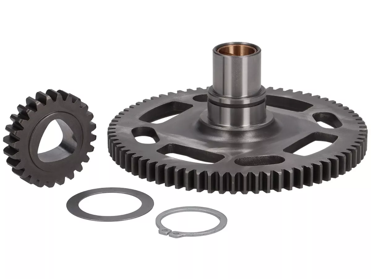 Primaire overbrengingsverhouding -EGIG PERFORMANCE- Vespa V50, PV125, ET3, PK50, PK80, PK125 - 24-72 = 3,00 (poligon, rechte vertanding) - bijvoorbeeld gebruikt voor EGIG220, Quattrini M200