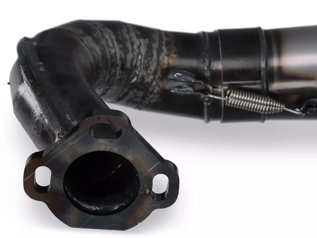 Échappement - EGIG PERFORMANCE Revo - pour Egig 220 Triple/Revo, silencieux arrière vissé - Vespa ET3, PV125 - Décalage de l'amortisseur nécessaire