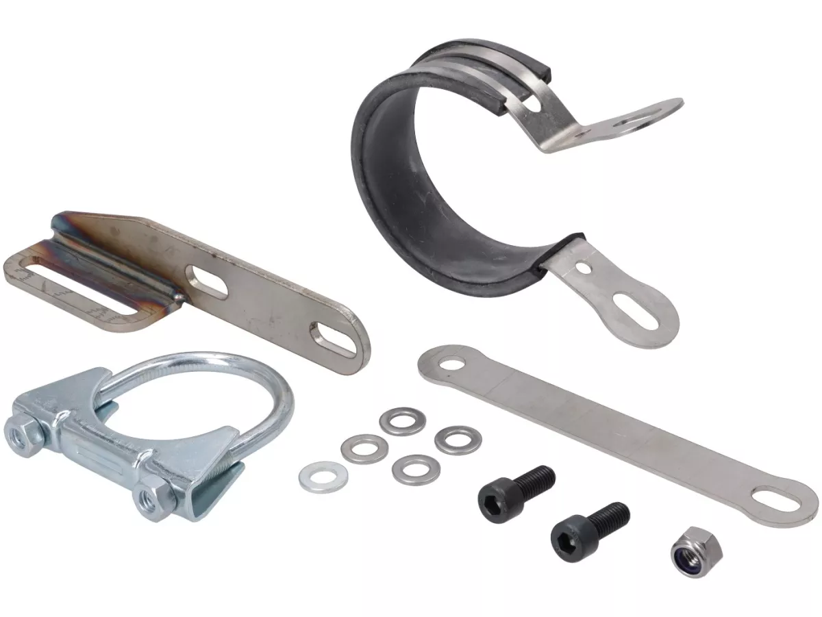 Échappement - EGIG PERFORMANCE Revo - pour Egig 220 Triple/Revo, silencieux arrière vissé - Vespa ET3, PV125 - Décalage de l'amortisseur nécessaire