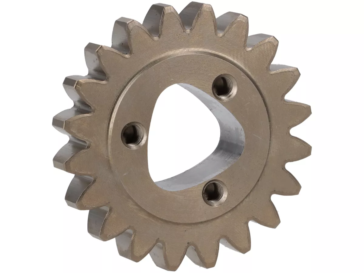 Ingranaggio primario (poligono) -FAIO/EGIG PERFORMANCE- Vespa V50, PV125, ET3, PK50, PK80, PK125 - Z20 (a denti diritti, per ingranaggio primario Z50) - utilizzato ad es. per EGIG220, Quattrini M200