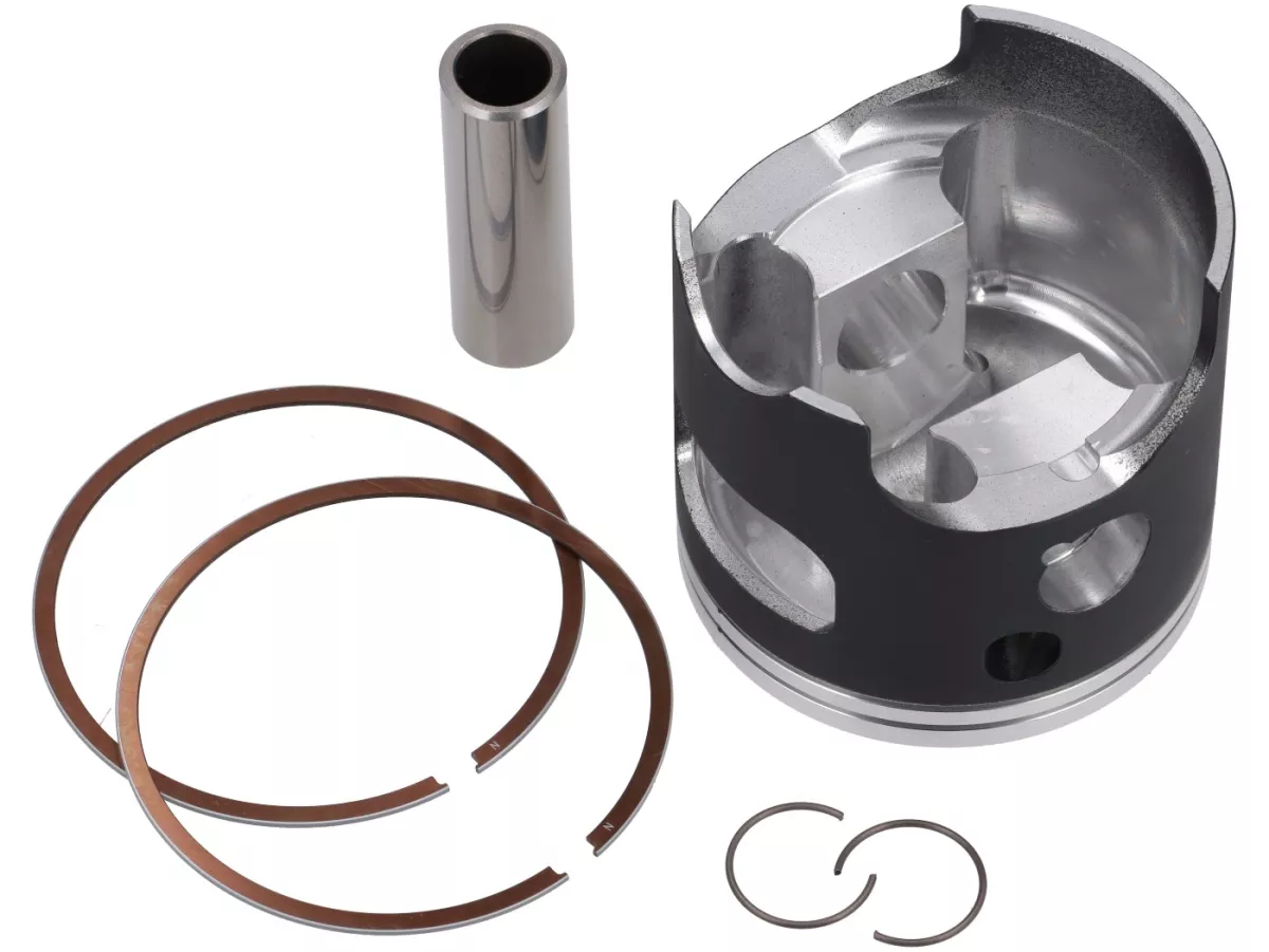 Pistone - EGIG PERFORMANCE / WÖSSNER - Ø 68 mm, 2 fasce elastiche, perno del pistone Ø 15 mm - EGIG 205/210/220 cc - Vespa PV125, ET3 125, PK125