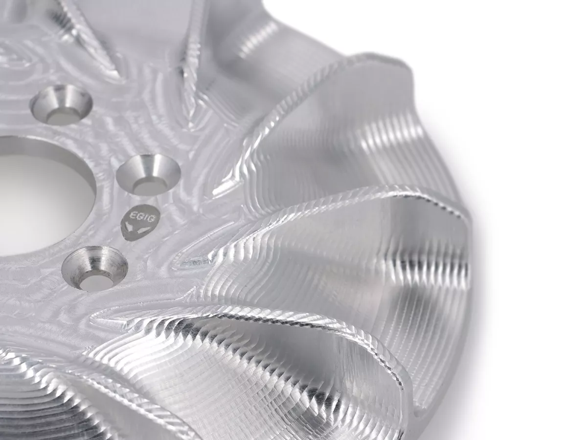 Impeller - Roda kipas - Cincin kipas -EGIG PERFORMANCE Hyper Flow - Aluminium CNC untuk Overrev / Vape - Vespa V50, PV 125, ET3, PK, PK S, PK XL, PK XL2