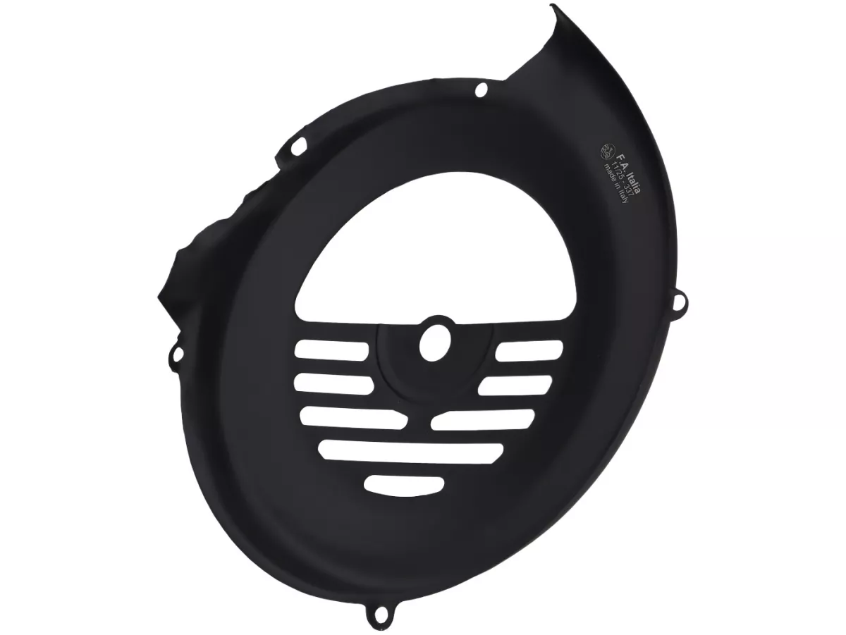 Couverture de roue de ventilateur -FA ITALIA- Vespa V50, PV125, ET3 - noir