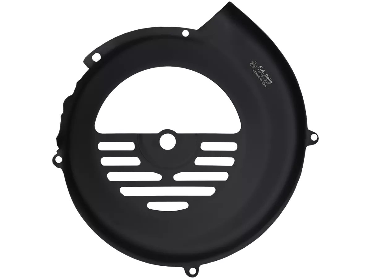 Couverture de roue de ventilateur -FA ITALIA- Vespa V50, PV125, ET3 - noir