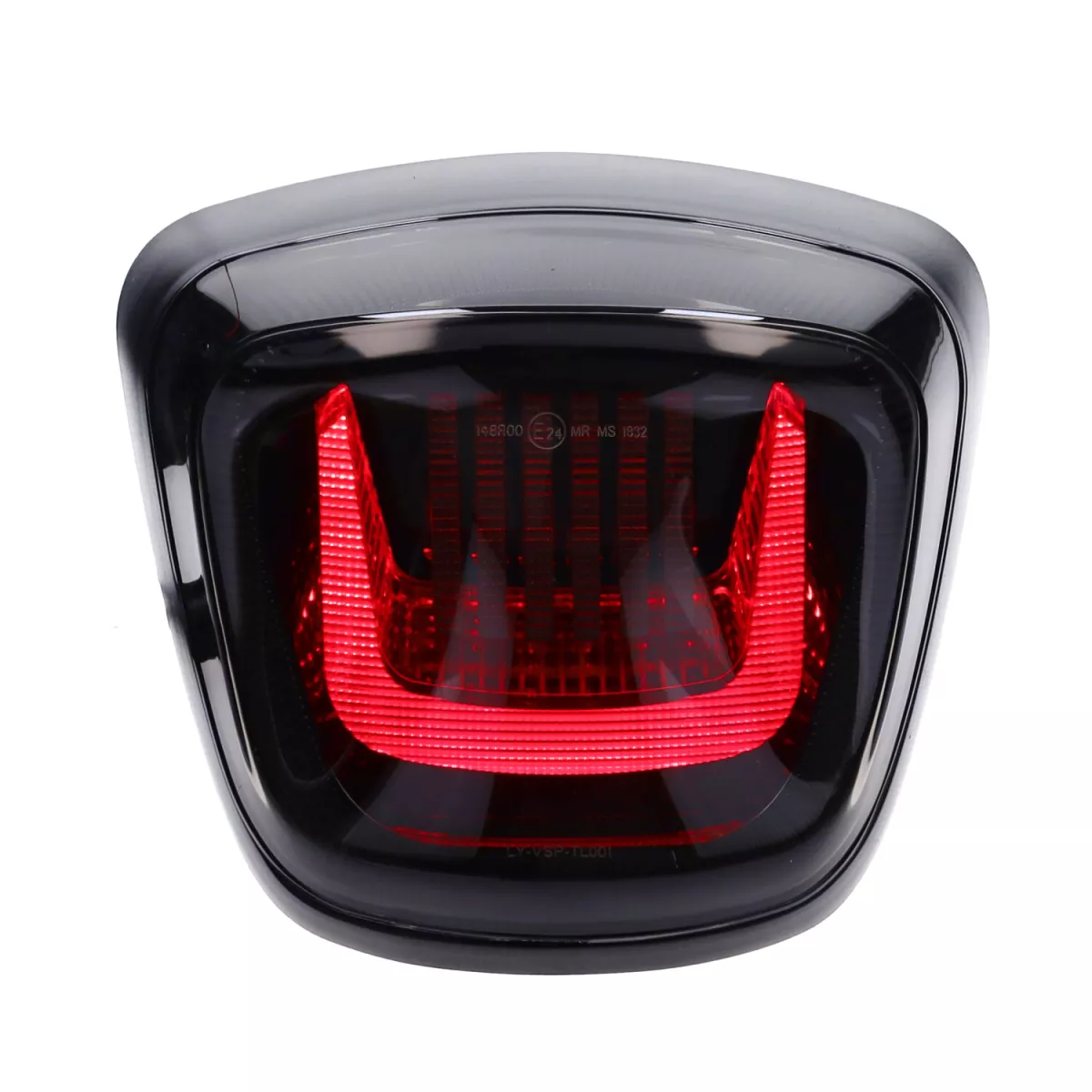 Bakljus LED -FAST ARROW- Vespa Electrica, Vespa Primavera 50-150, Vespa Sprint 50-150 - glänsande svart