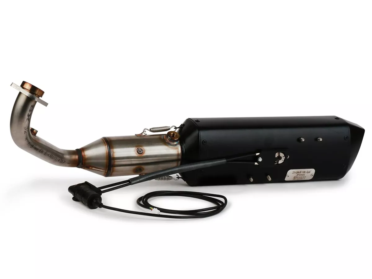 Exhaust DR. Jekill & Mr. Hyde, Forte Tetragon for Vespa GTS, GTS Super, GTV 310cc HPE (2024-)