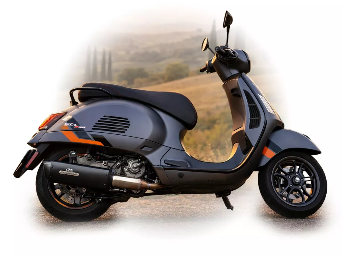 Exhaust DR. Jekill & Mr. Hyde, Forte Tetragon for Vespa GTS, GTS Super, GTV 310cc HPE (2024-)