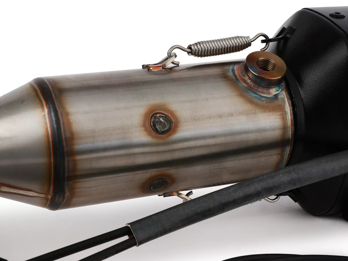 Exhaust DR. Jekill & Mr. Hyde, Forte Tetragon for Vespa GTS, GTS Super, GTV 300cc HPE Euro 5