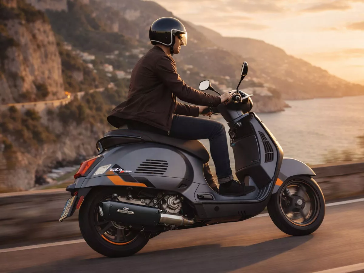 Exhaust DR. Jekill & Mr. Hyde, Forte Tetragon for Vespa GTS, GTS Super, GTV 300cc HPE Euro 5