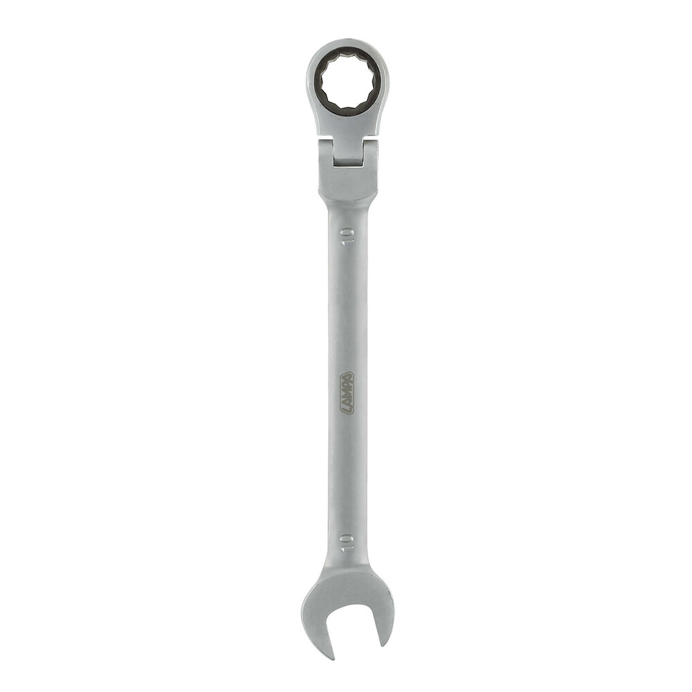 Ratchet combination wrench -LAMPA- with joint - 10mm