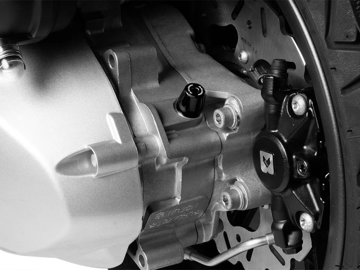 Jauge d'huile de boîte de vitesses Malossi, CNC, noire Piaggio 50-500 ccm