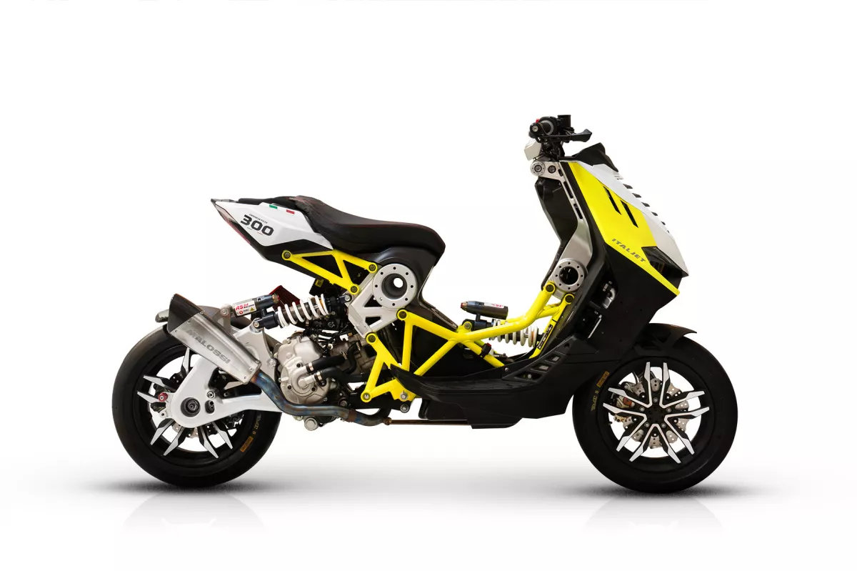 Escape -MALOSSI- RX MHR - Italjet Dragster 300 i.e.