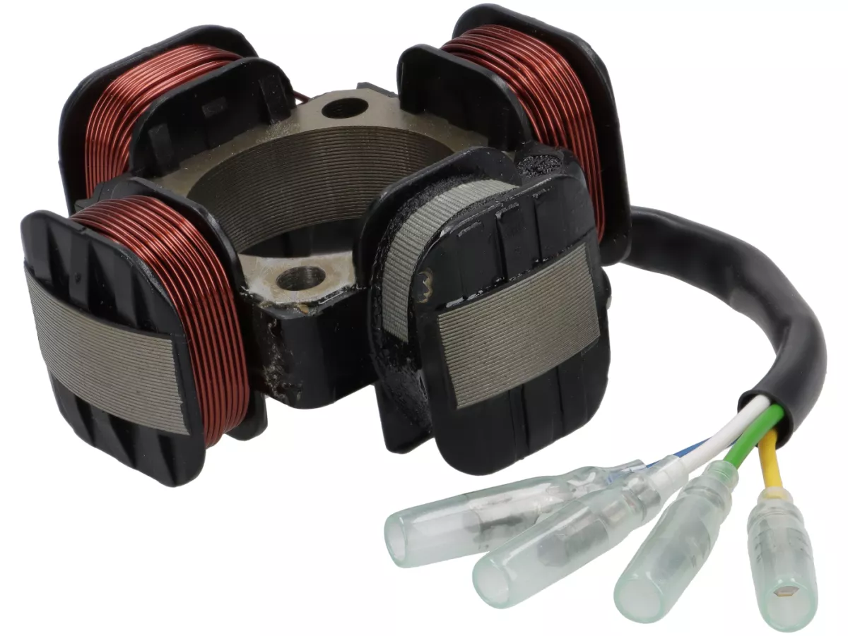 Piastra di base dell'accensione - statore -MALOSSI VesPower - adatta a 5516951, 5516952, 5516953, 5516955, 5516956, 5516958, 5517175, 5518177, 5518372, 5519562, 5519567, 5519568