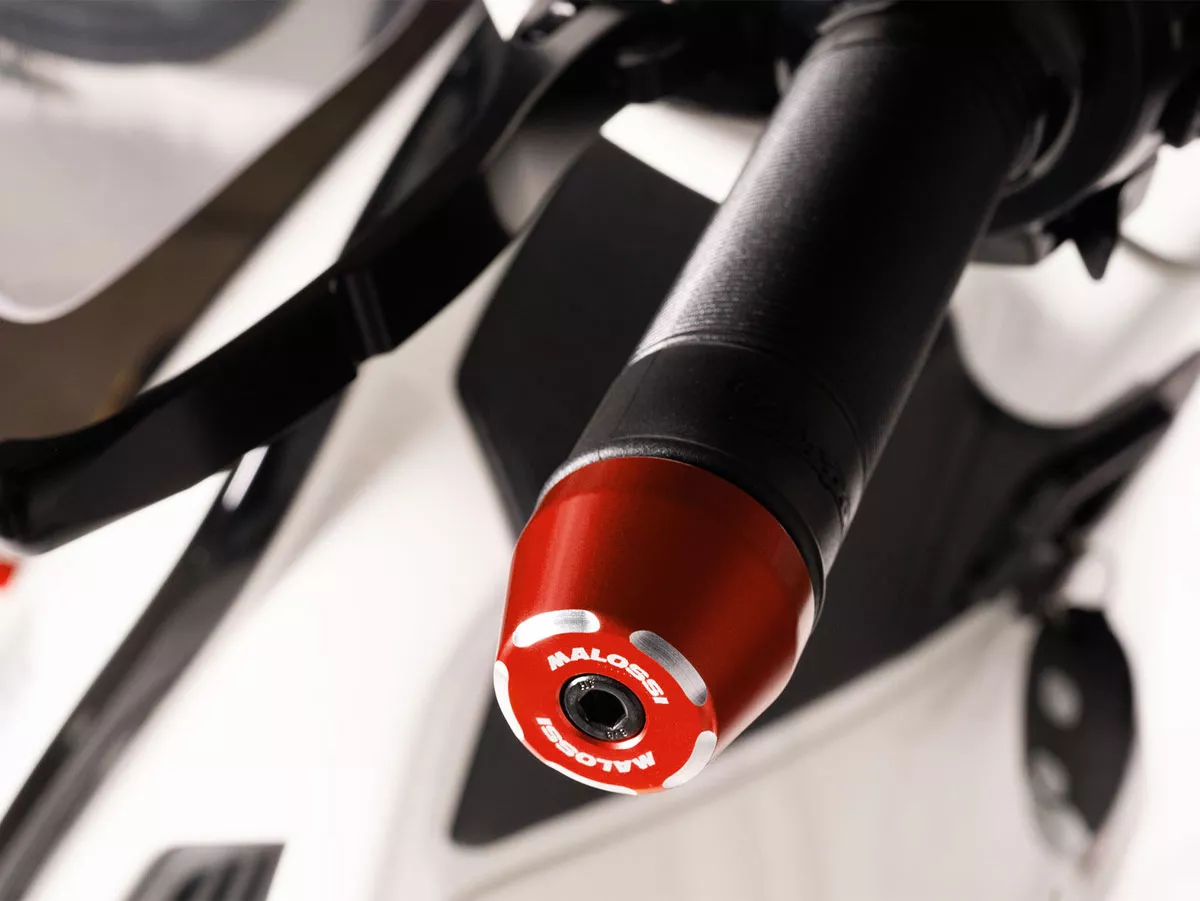 Set de poids de guidon Malossi, rouge pour Vespa GTS, GTS Super, GTV, GT 60, GT, GT L 125-310ccm