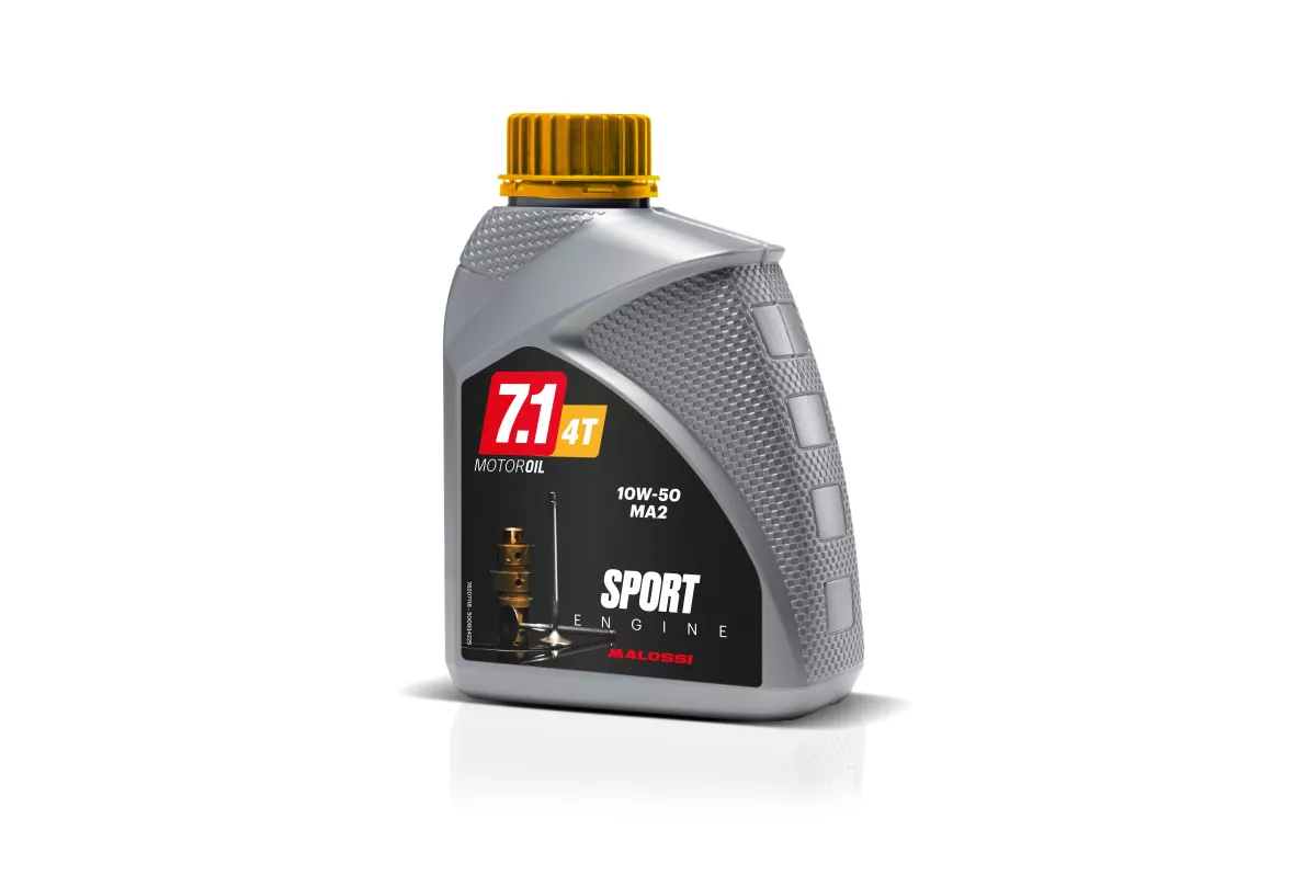 Huile -MALOSSI 7.1 Racing (SAE 10W-50)- 4-temps 100% synthétique - 1000ml