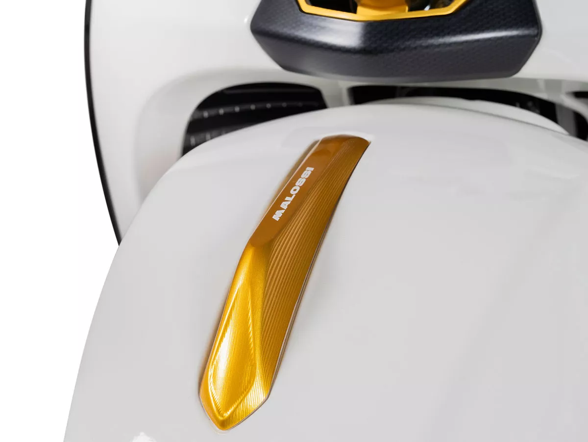 Mamelon de garde-boue Malossi, doré pour Vespa GTS, GTS Super 125-310ccc (2023-)