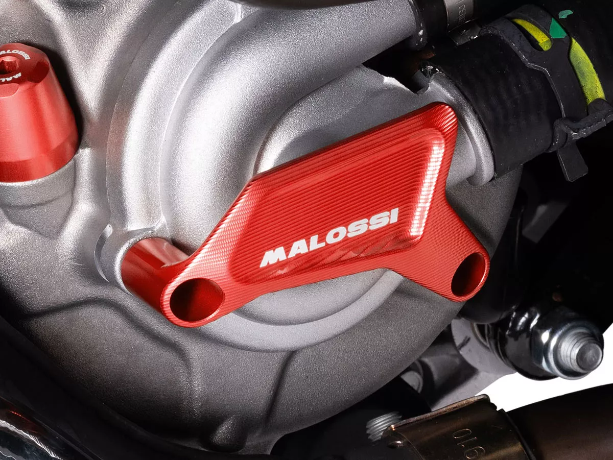Malossi water pump cover, red for Vespa GT, GTS, GTL, GTV 125-310, GTS300 HPE