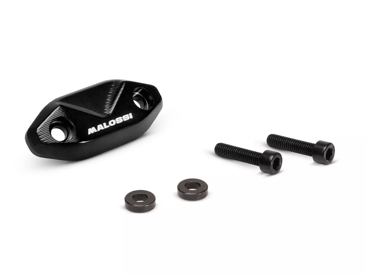 Tapa roscada asidero pasajero Malossi, negra para Vespa GTS/GTS Super/GTV/GT 60/GT/GT L/Primavera/Sprint/Elettrica 50-310cc